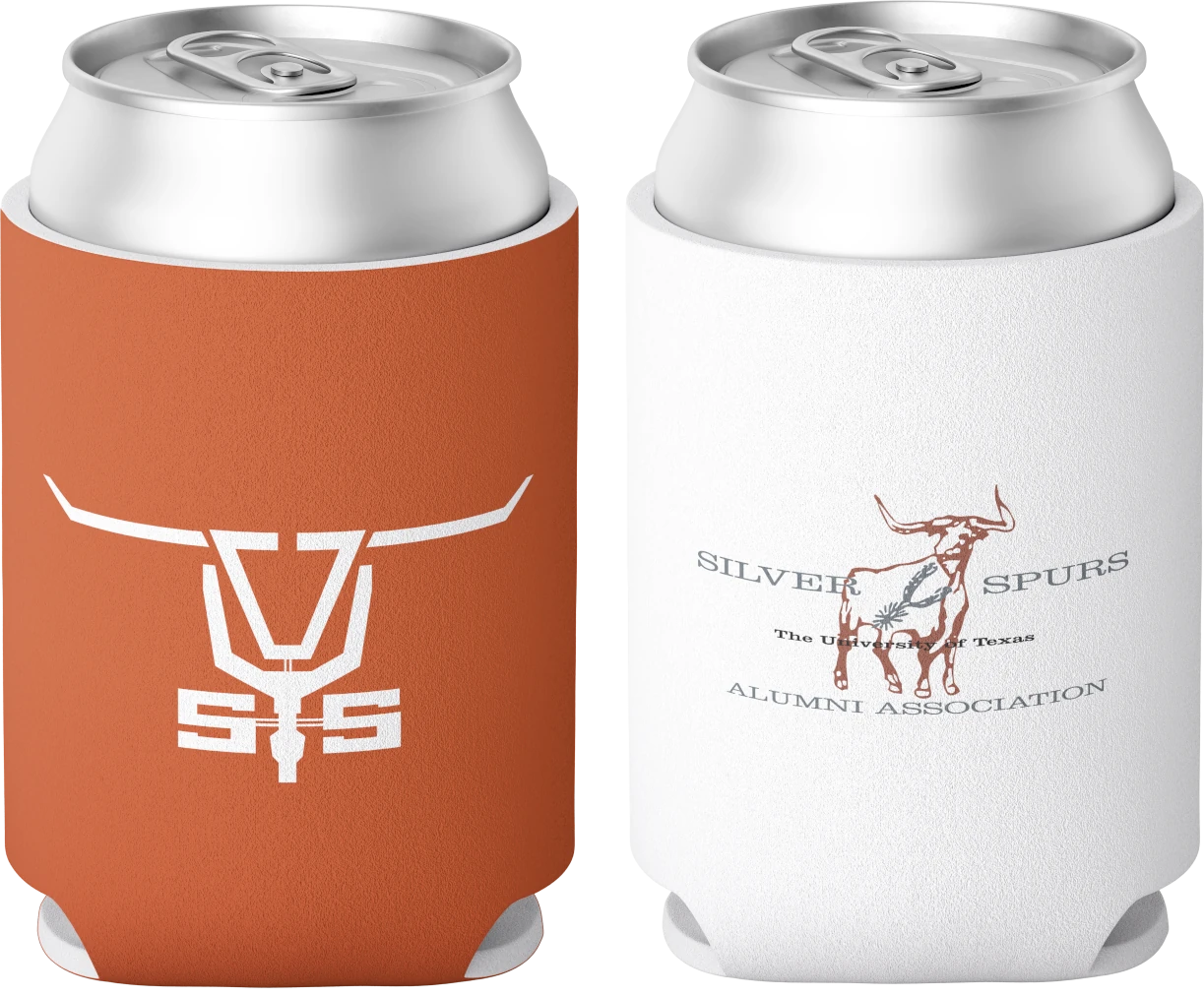 Silver Spurs Koozies